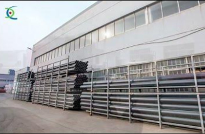 Área de fábrica de tuberías de HDPE